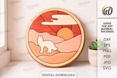 3D Mini puzzle decors Bundle Laser Cut. Wall art SVG Product Image 13