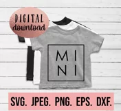 Mini Square Box SVG - New Girl SVG - Mothers Day Fathers Day Product Image 2