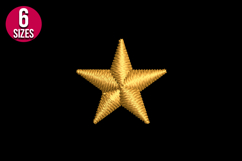 Mini Star Machine Embroidery Design | Tiny Star Pattern Product Image 2