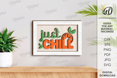 Summer Mini Sign Laser Cut . Summer Wall Decor SVG Product Image 1