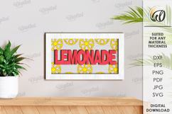 Summer Mini Sign Laser Cut . Summer Wall Decor SVG Product Image 1