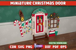 Miniature Christmas Door | Elf Door | Wall Décor | Mini Door Product Image 1