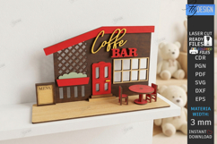 Mini House Entrance Laser Cut | 3D Home Decor | Shelf Sitter Product Image 1