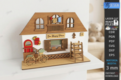 Miniature House Entrance Laser Cut Bundle | 3D Home Decor Product Image 11