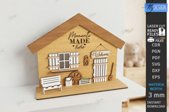 Miniature House Entrance Laser Cut Bundle | 3D Home Decor Product Image 12