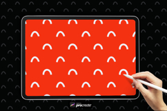 Minimal Arch Pattern Brush for Procreate