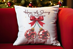 Have A Shiny Christmas Disco Balls Retro Product Image 3