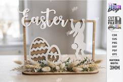 Minimalist Easter Bunny Shelf Sitter Laser Cut | Boho Easter Product Image 1