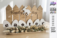Minimalist Easter Bunny Shelf Sitter Laser Cut | Boho Easter Product Image 1