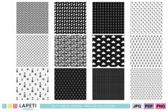 minimal nautical scrapbook paper patterns