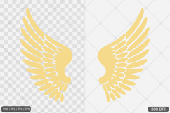Simple Angel Wings Clipart Bundle Product Image 13