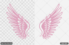 Simple Angel Wings Clipart Bundle Product Image 7