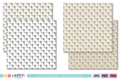subtle star pattern digital paper printable design