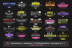 Minimal Urban Typography T-shirt Design Bundle Vol. 7 Product Image 1