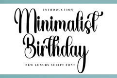 Minimalist Birthday Product Image 1