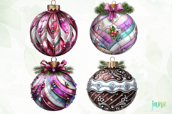 Minimalist Christmas Ornament Clipart Product Image 1