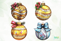 Minimalist Christmas Ornament Clipart Product Image 1