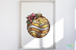 Minimalist Christmas Ornament Clipart Product Image 2