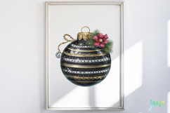 Minimalist Christmas Ornament Clipart Product Image 2