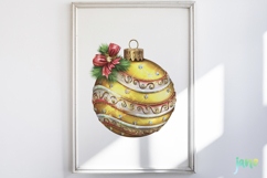 Minimalist Christmas Ornament Clipart Product Image 2