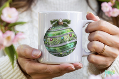 Minimalist Christmas Ornament Clipart Product Image 4