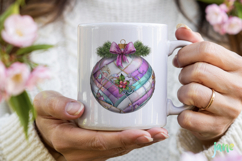 Minimalist Christmas Ornament Clipart Product Image 4