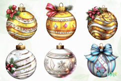 Minimalist Christmas Ornament Clipart Product Image 10