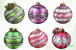 Minimalist Christmas Ornament Clipart Product Image 6