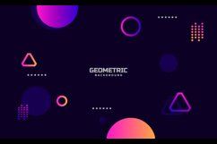 Minimalist colorful geometric background banner Product Image 2