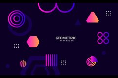 Minimalist colorful geometric background graphic Product Image 2