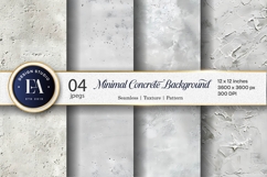 Minimalist Concrete Studio Digital Paper Product Image 1