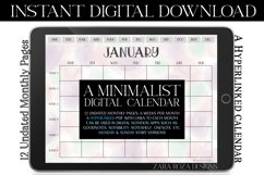 Pastel Whimsical Polka Dots Monthly Undated Digital Planner Product Image 1