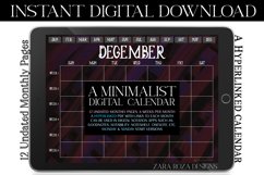 Gothic Vintage Digital Monthly Undated Goodnotes Calendar Product Image 5