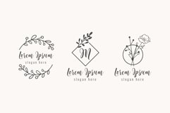 Minimalist Feminine Editable Logo Templates Product Image 1