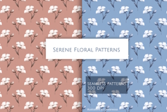 2 Seamless Floral Seamless Patterns Product Image 1
