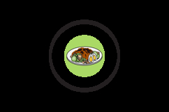 Minimalist gado-gado indonesia food logo template illustrati Product Image 2