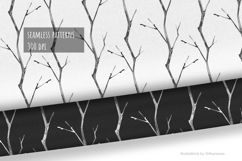 Wild Lines Watercolor Branch Seamless Pattern Product Image 3