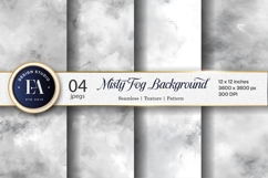 Minimalist Misty Fog Digital Paper Product Image 1