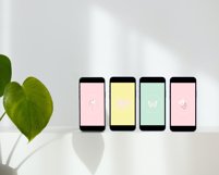 minimalist pastel instagram story covers