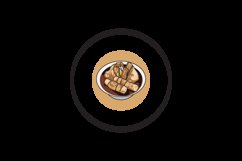 Minimalist pempek indonesia food logo template illustration Product Image 2