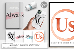 Minimalist Romance Digital Paper Product Image 1