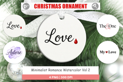 Minimalist Romance Ornament Product Image 1