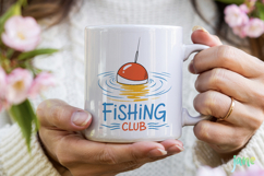 Minimalist vintage-style Fishing SVG PNG Bundle Product Image 4