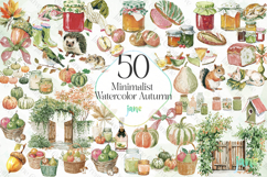 Minimalist Watercolor Autumn Sublimation Product Image 1