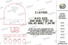 Family Welcome Door Sign Laser Cut. Wall Hanger SVG Product Image 2