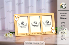 Minimalist Photo Frames Bundle Laser Cut. Picture Frame SVG Product Image 6