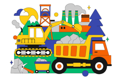 10 Mining Company Illustration Product Image 4