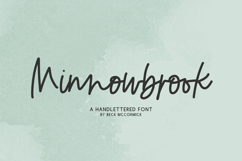 Minnowbrook Script Font Product Image 1