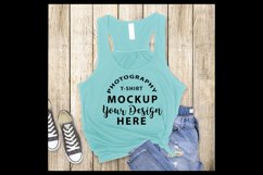 Bella Canvas 8800 tank-top mock-up MINT Product Image 1