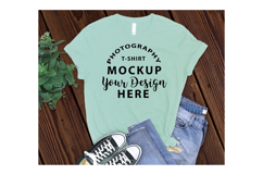 Bella Canvas 3001 T-shirt mockup BUNDLE 36 colors Product Image 15